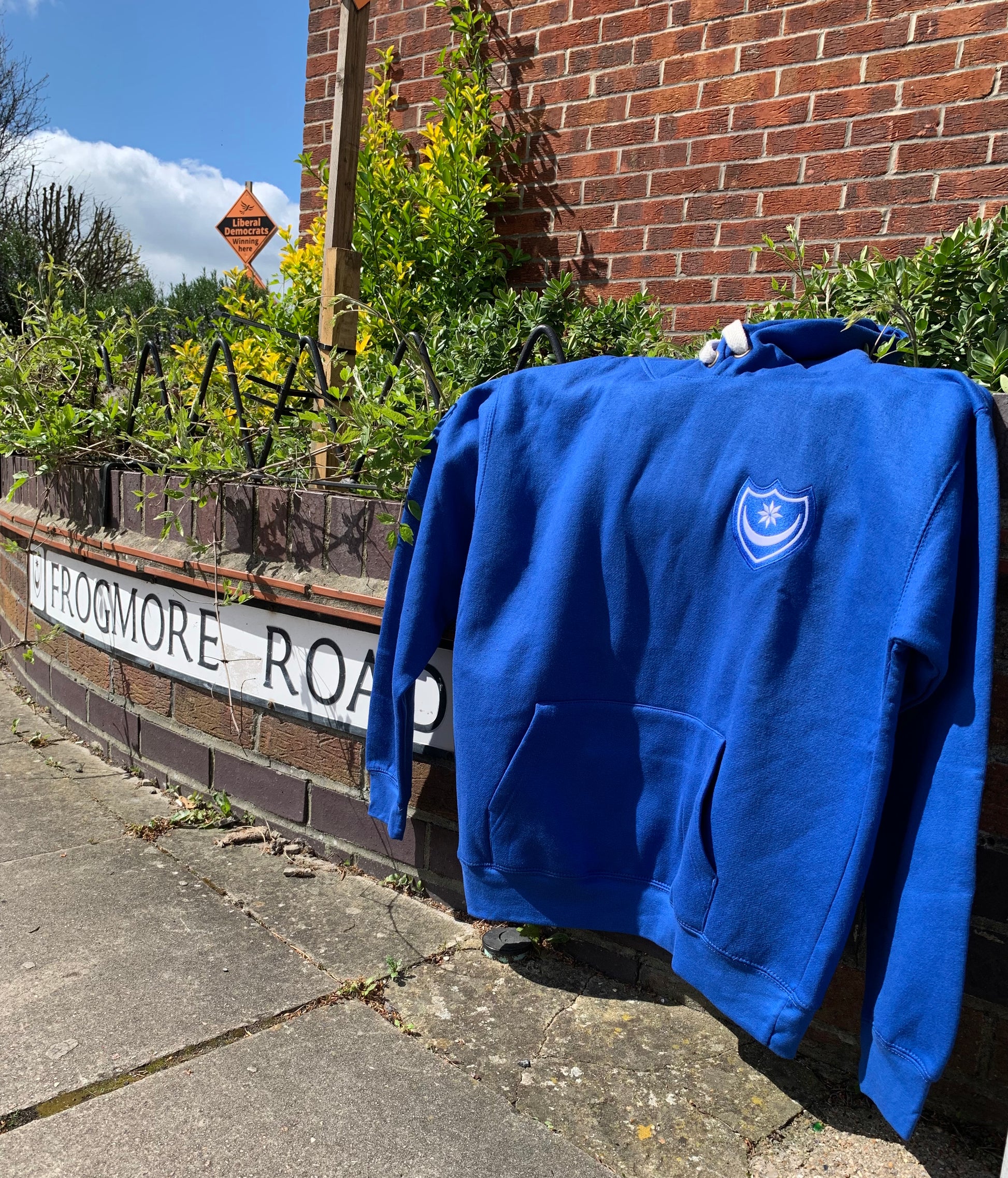 Portsmouth Retro Football Hoodie 1960s - Old School Football