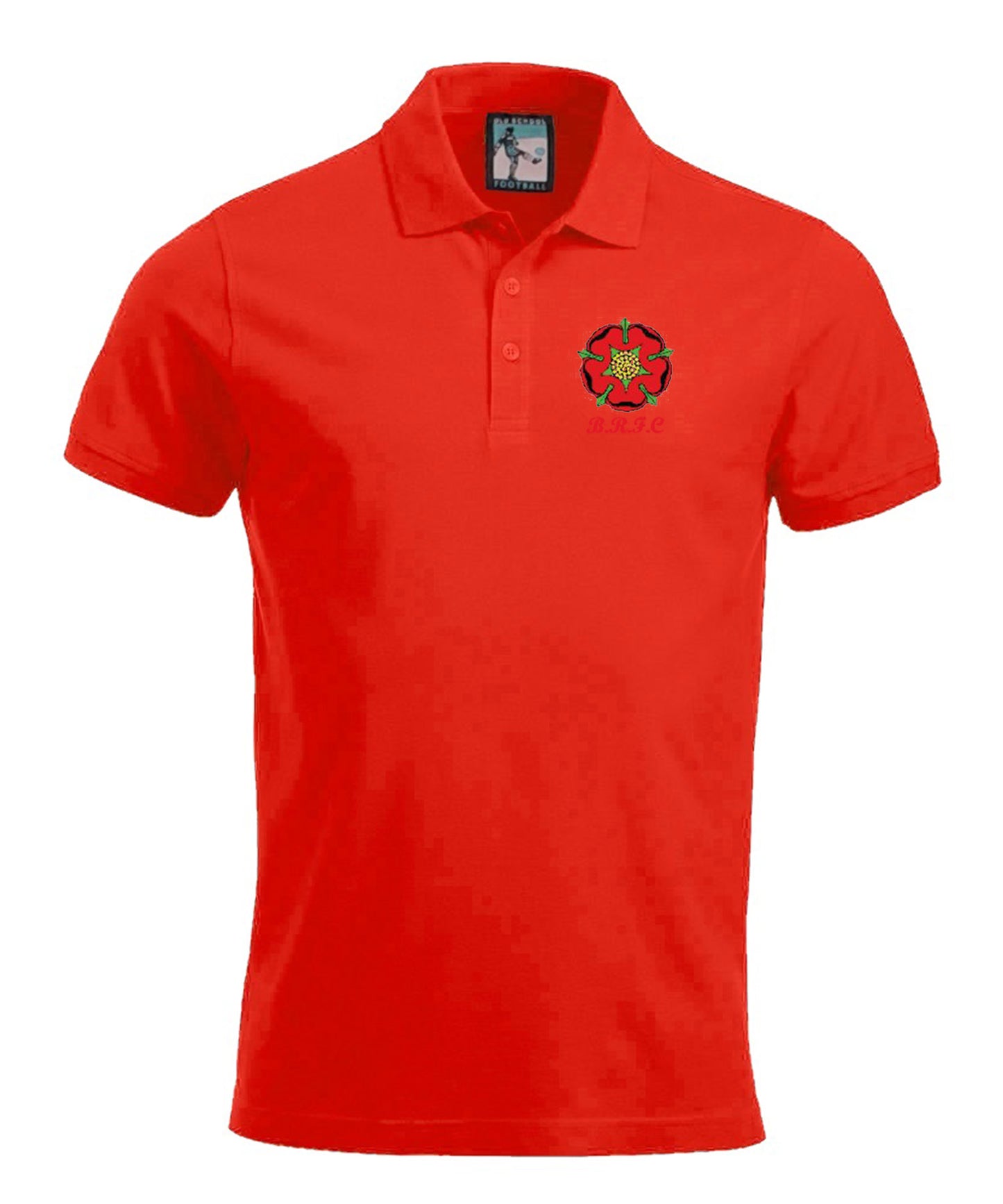 Blackburn Rovers Retro Football Polo 1970s-Polo