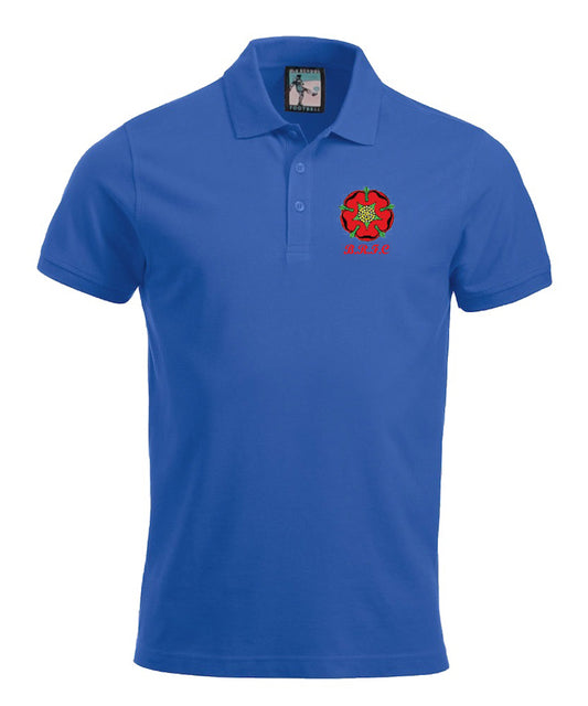 Blackburn Rovers Retro Football Polo 1970s-Polo