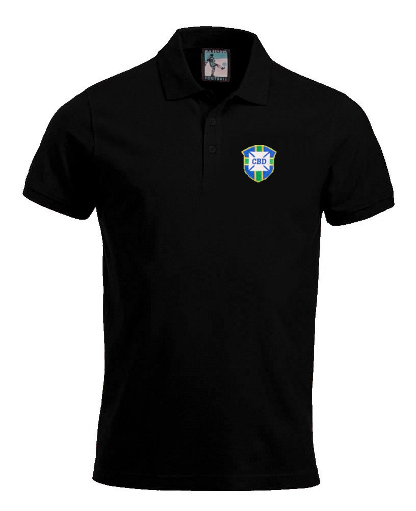 Brazil Retro Football Polo Shirt 1950 - 1970s - Polo