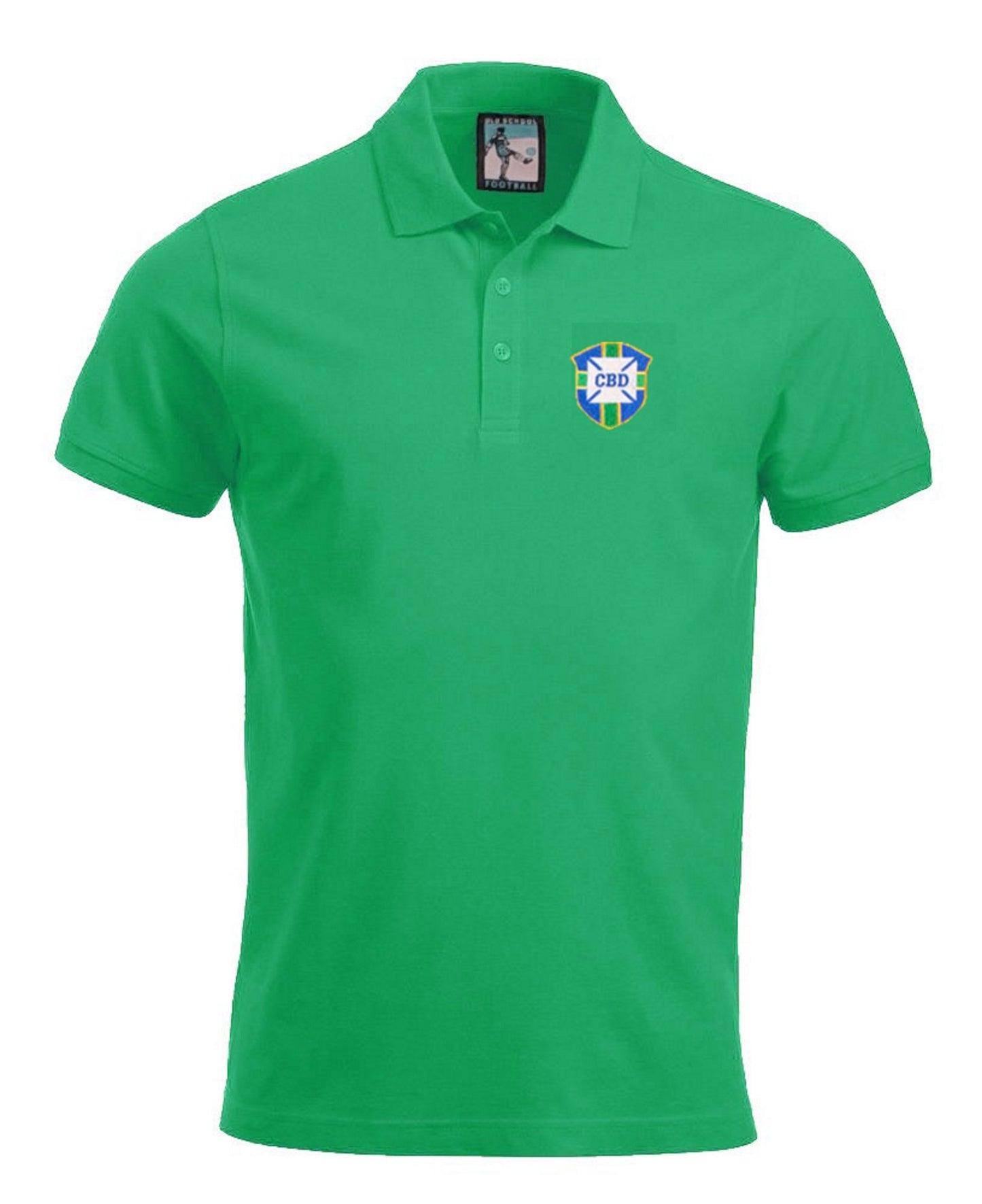 Brazil Retro Football Polo Shirt 1950 - 1970s - Polo