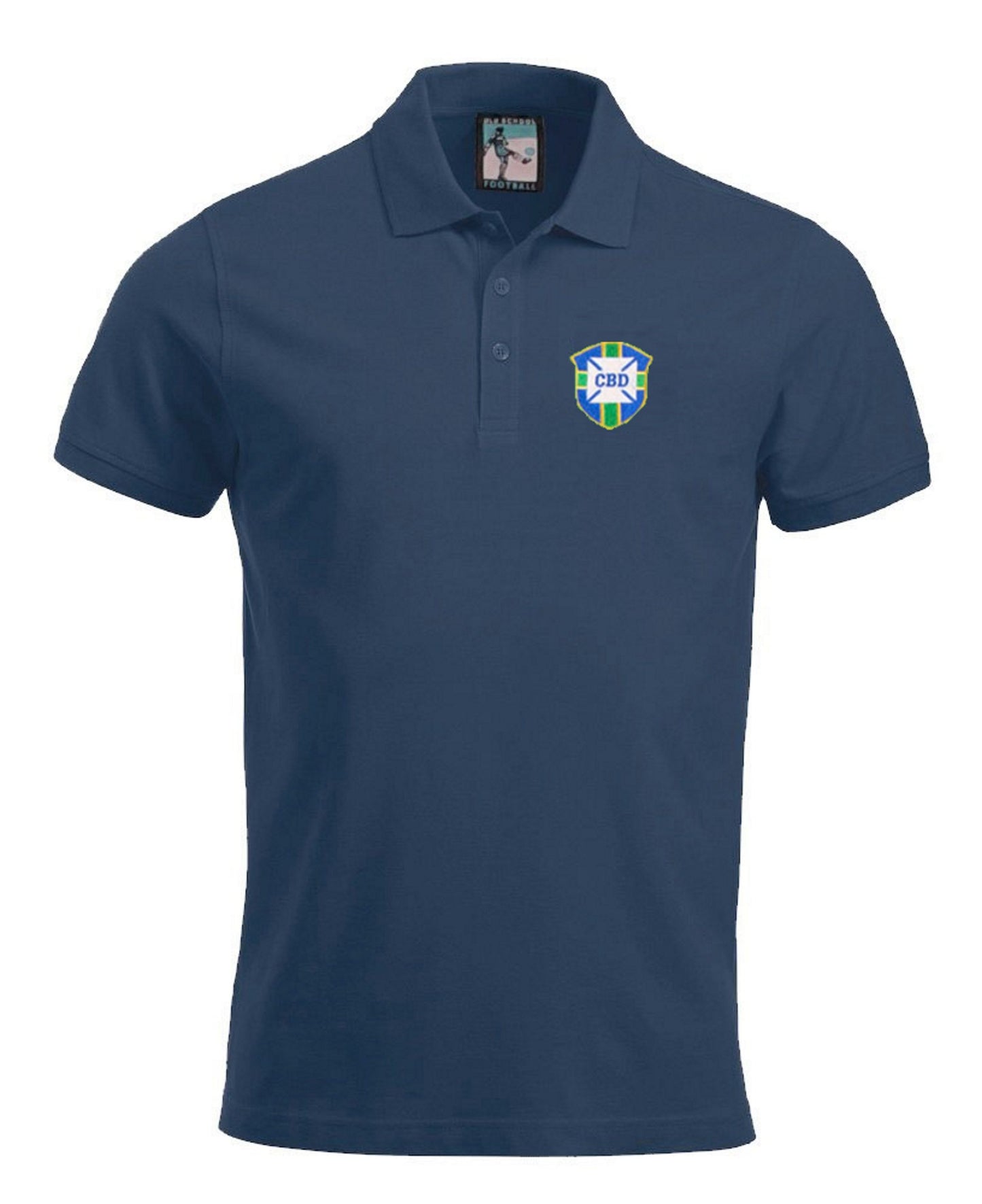 Brazil Retro Football Polo Shirt 1950 - 1970s - Polo