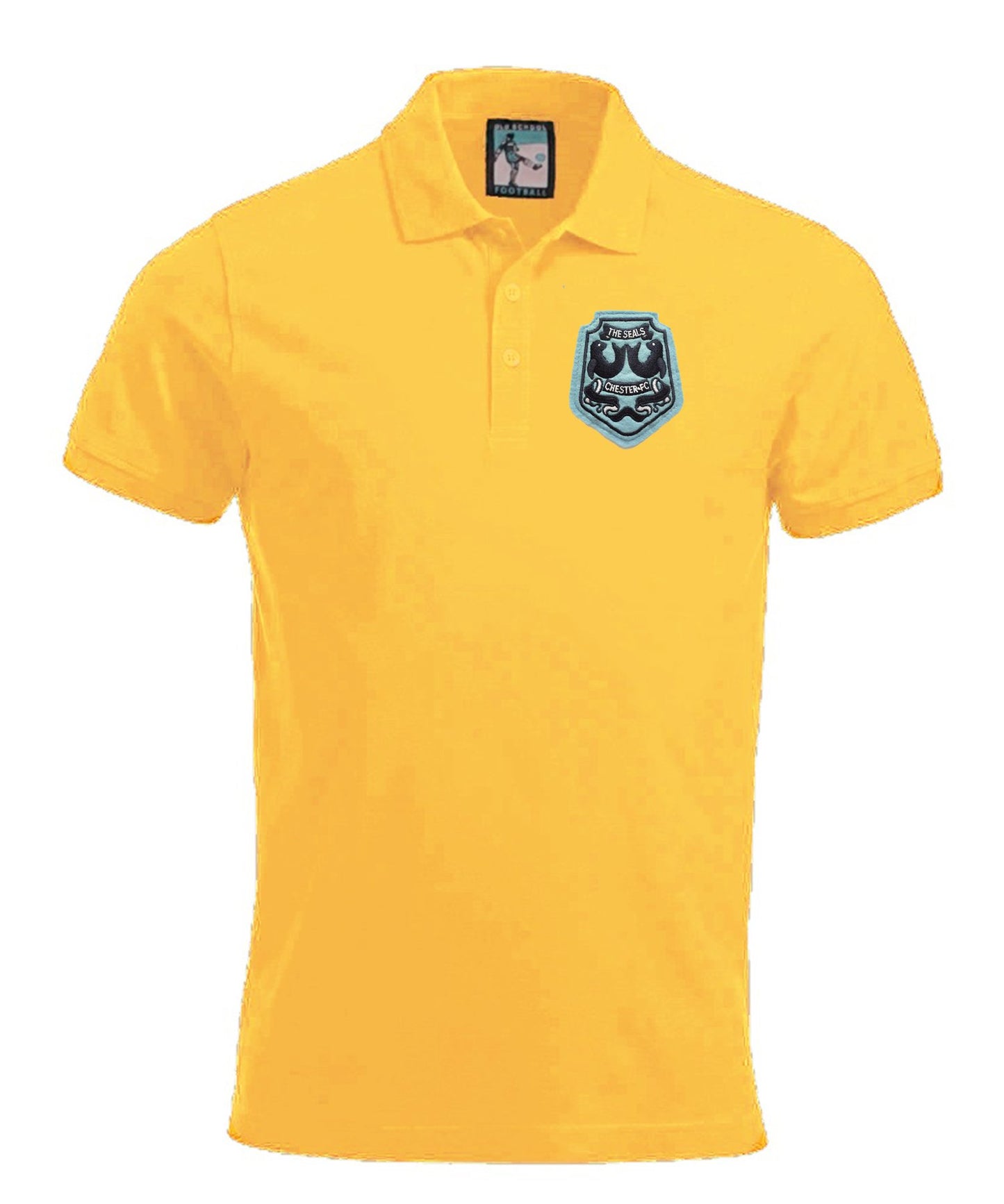 Chester City Retro Football Polo Shirt 1970s - Polo