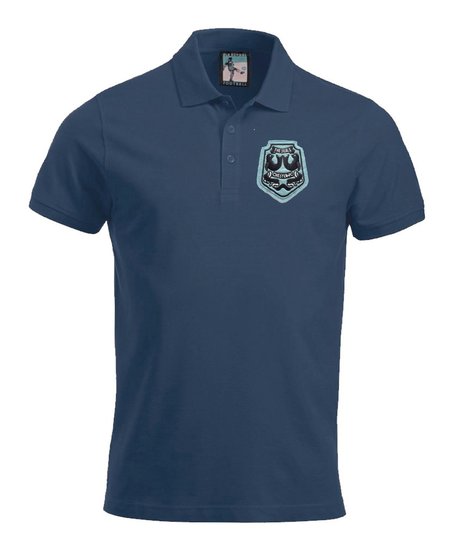 Chester City Retro Football Polo Shirt 1970s - Polo
