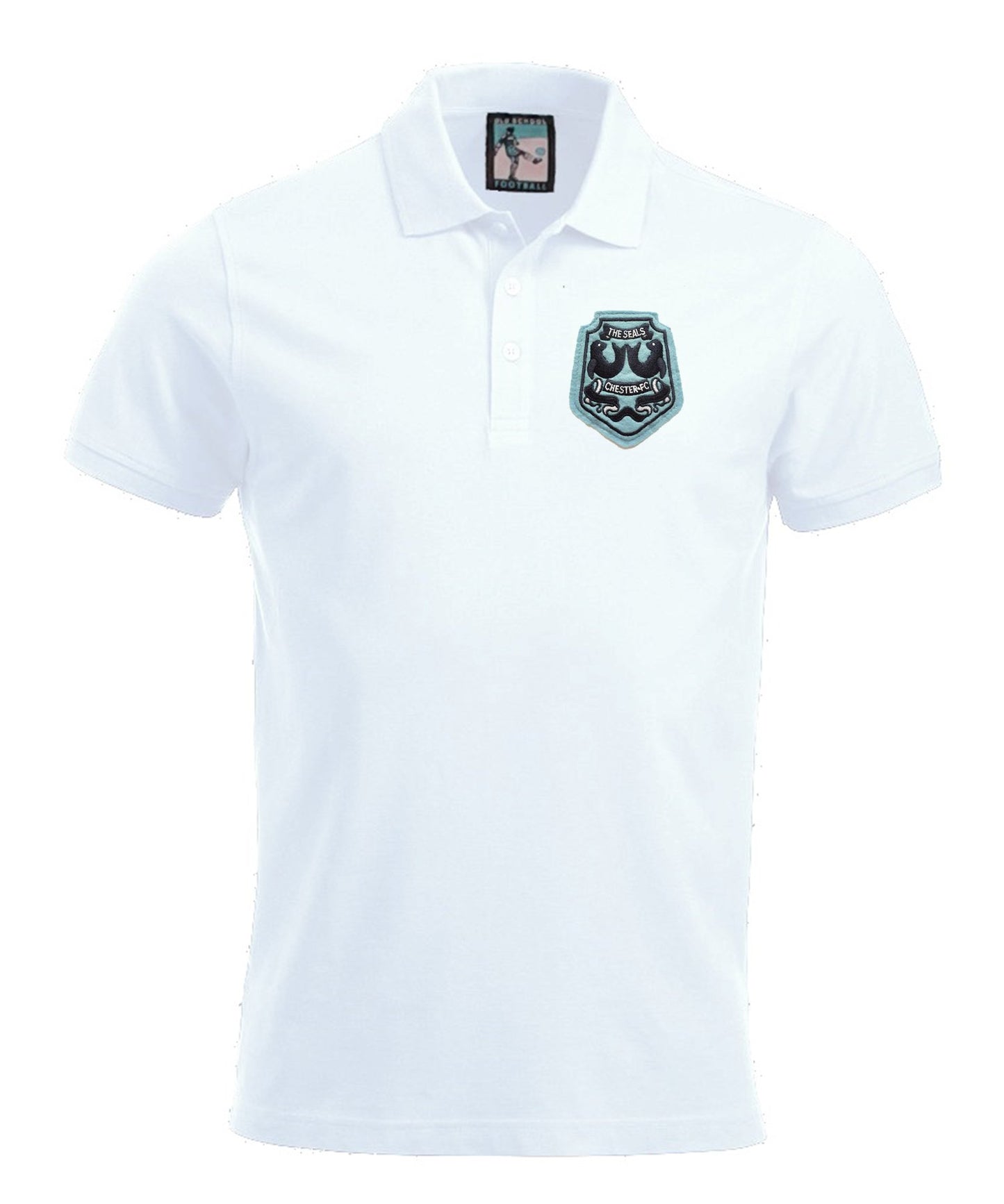 Chester City Retro Football Polo Shirt 1970s - Polo