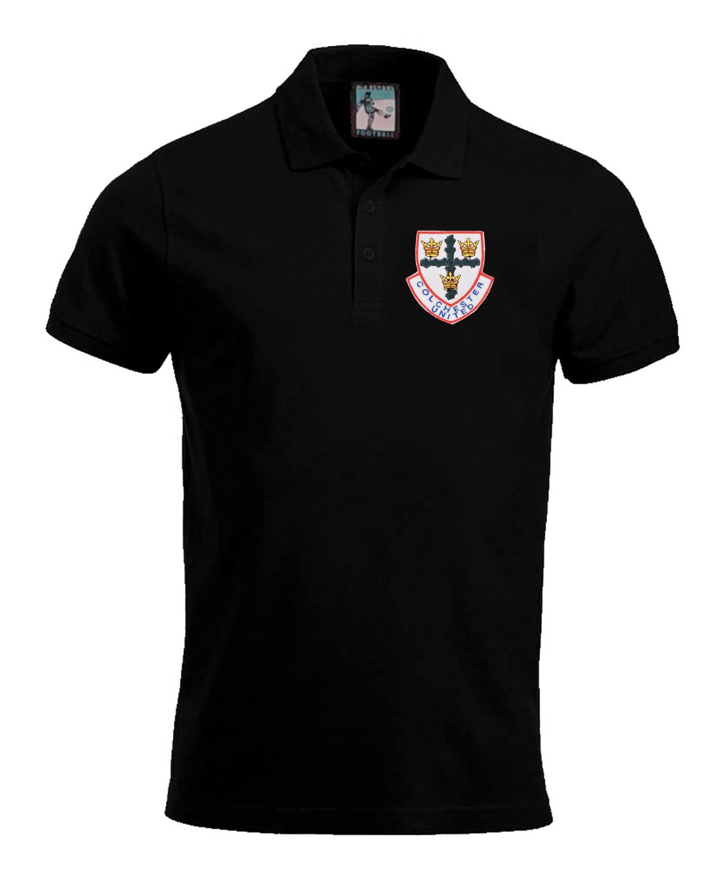 Colchester United Retro Football Polo Shirt 1970s - Polo