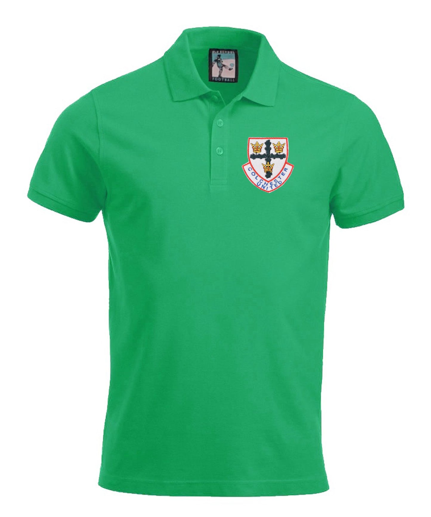 Colchester United Retro Football Polo Shirt 1970s - Polo