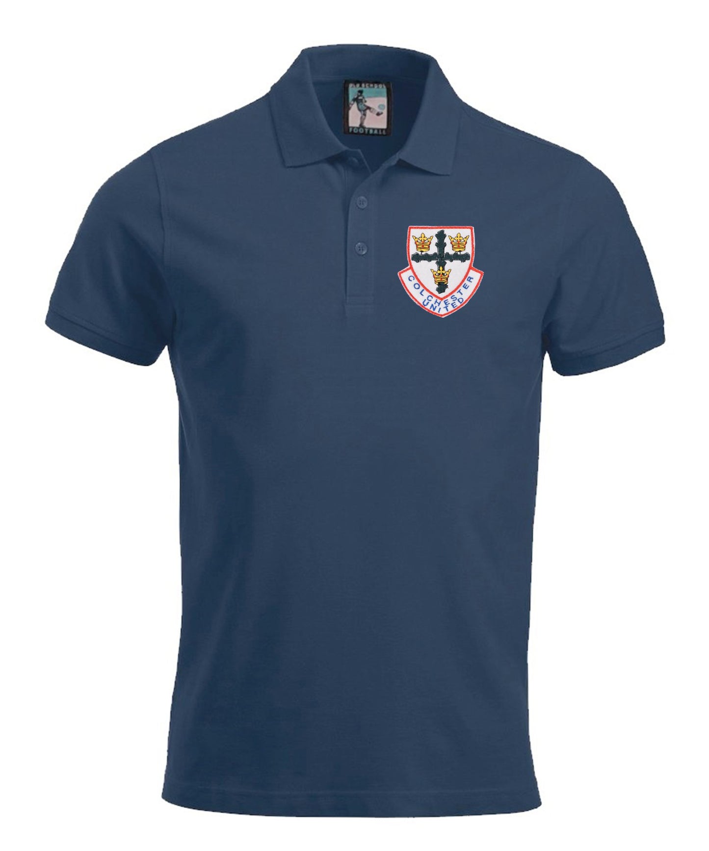 Colchester United Retro Football Polo Shirt 1970s - Polo