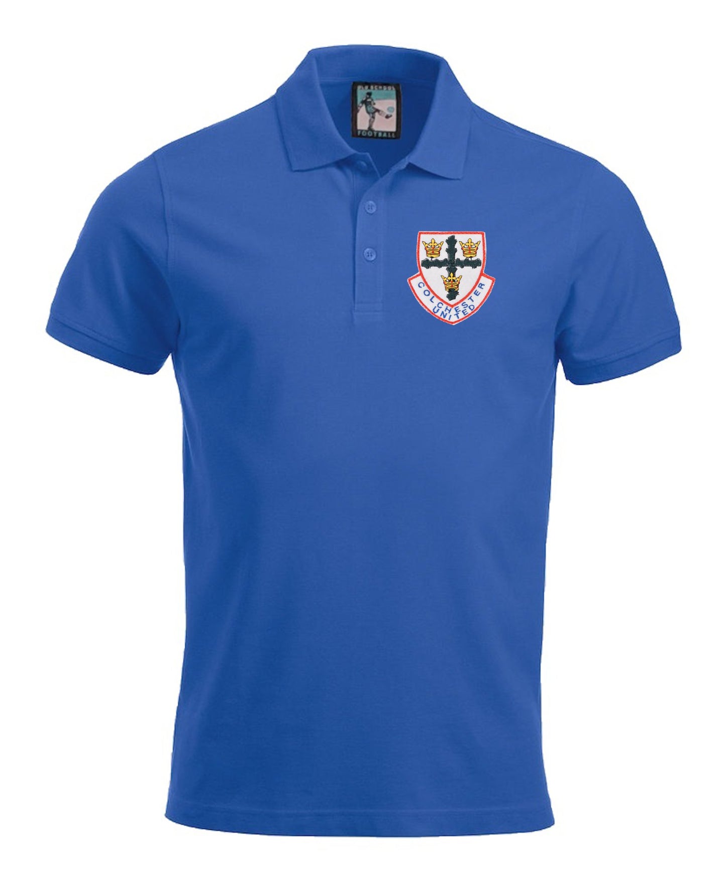 Colchester United Retro Football Polo Shirt 1970s - Polo