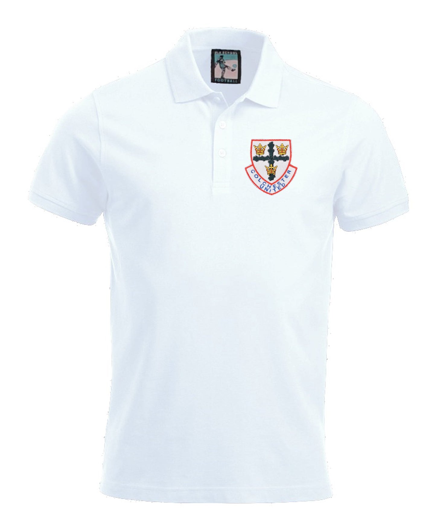 Colchester United Retro Football Polo Shirt 1970s - Polo