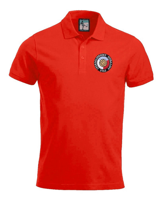 Czechoslovakia Retro Football Polo Shirt - Polo