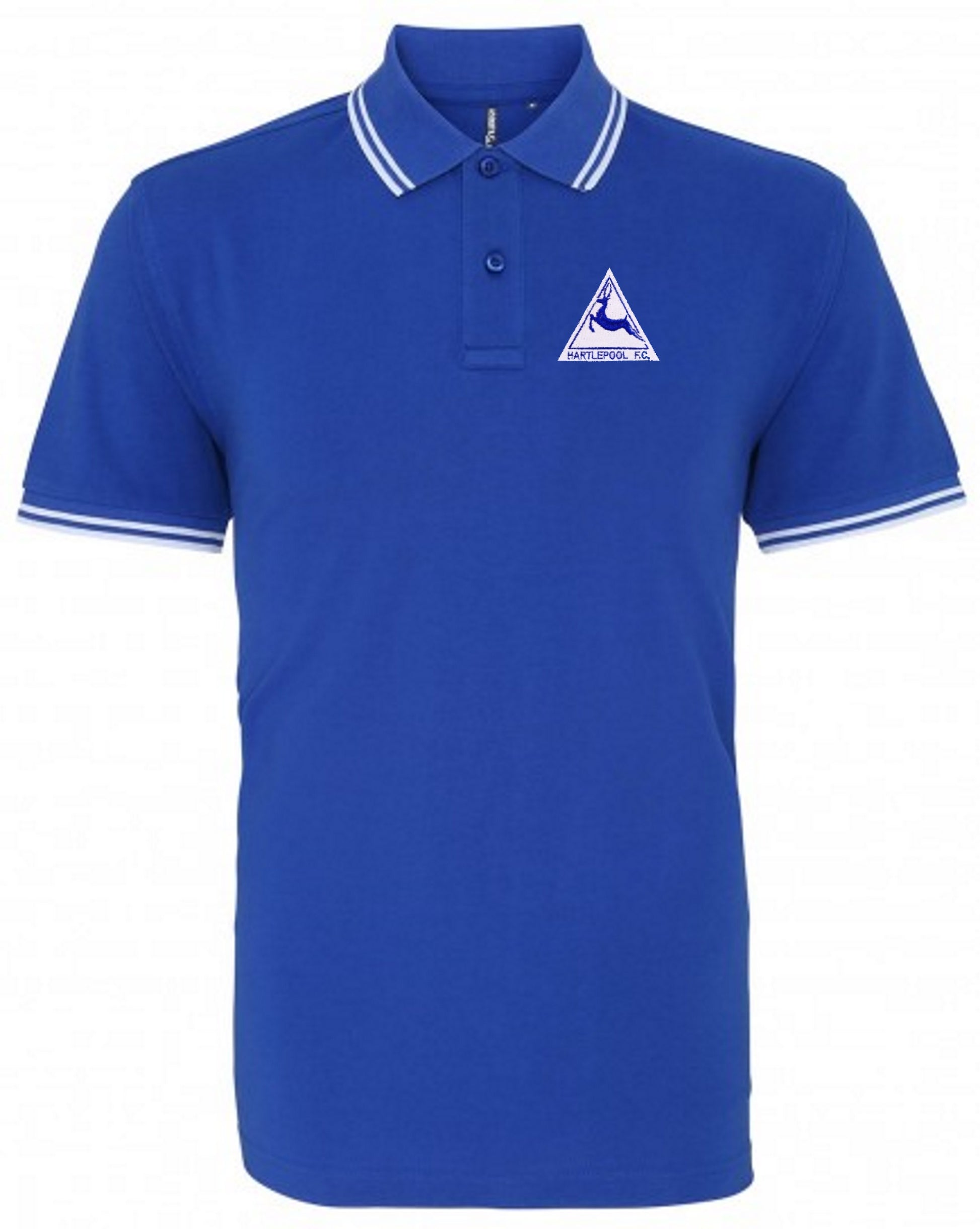 Hartlepool United Retro Football Iconic Polo Shirt 1970s-Polo