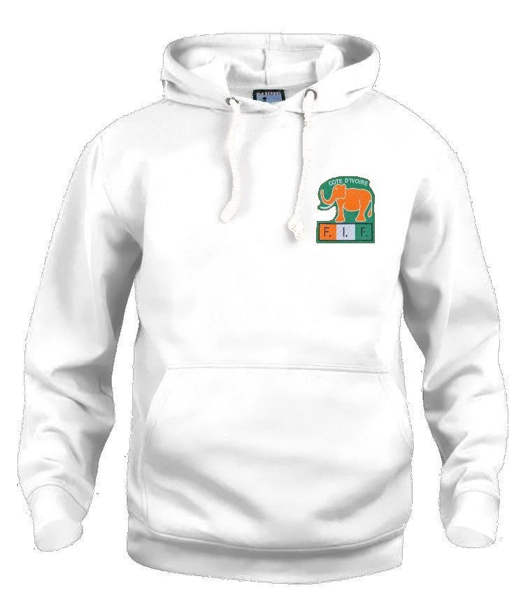 Ivory Coast Retro Hoodie Football 1980s - Old School Football