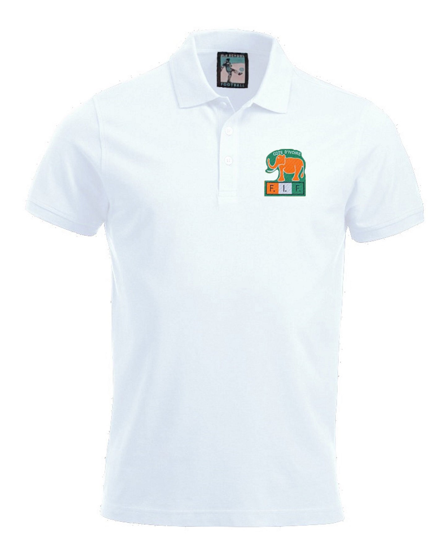 Ivory Coast Retro Football Polo Shirt - Polo