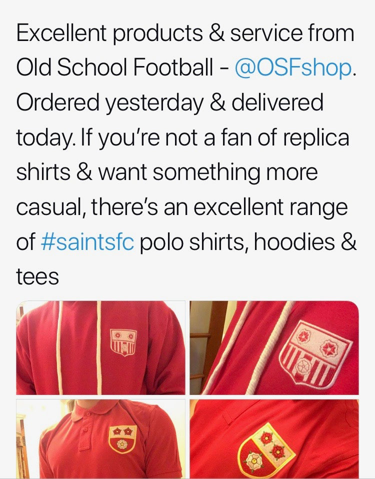 Southampton Retro Football Hoodie 1960s - Old School Football