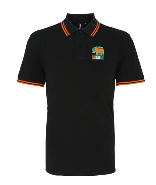 Ivory Coast Retro Football Iconic Polo - Polo