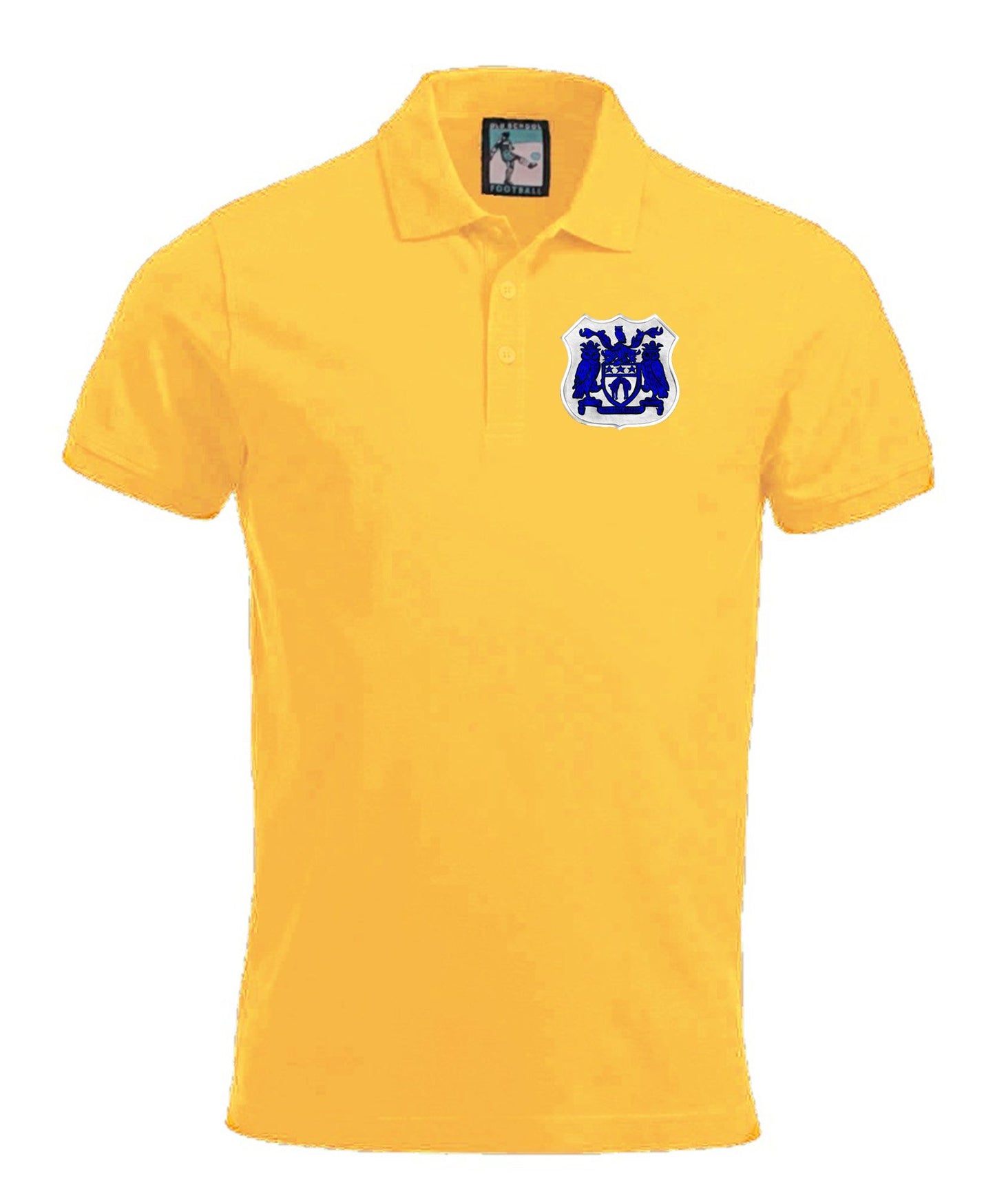 Leeds United Retro Football Polo Shirt 1950s - Polo