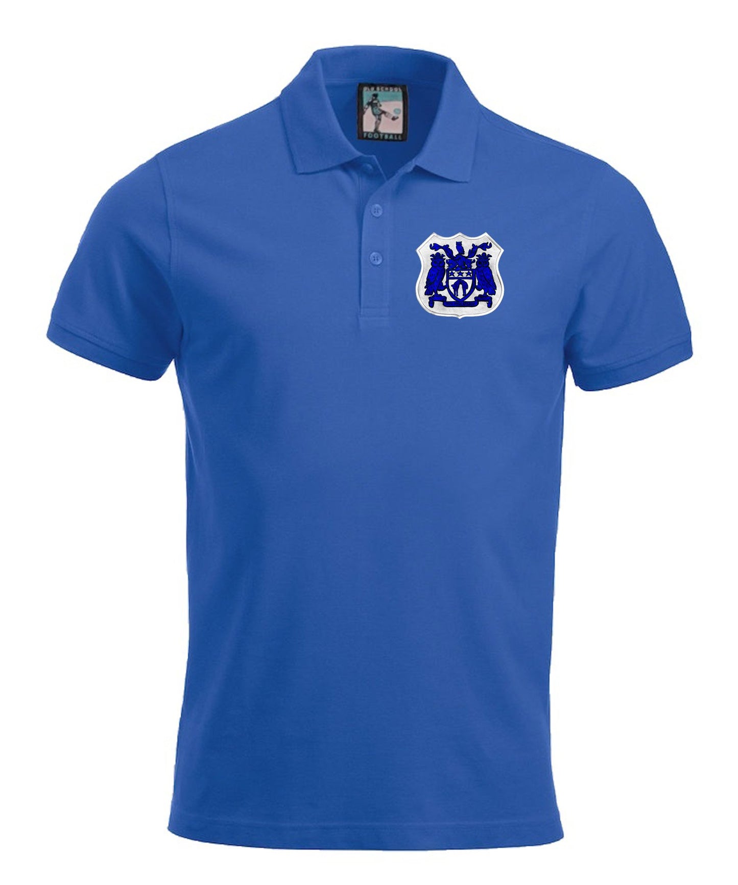 Leeds United Retro Football Polo Shirt 1950s - Polo