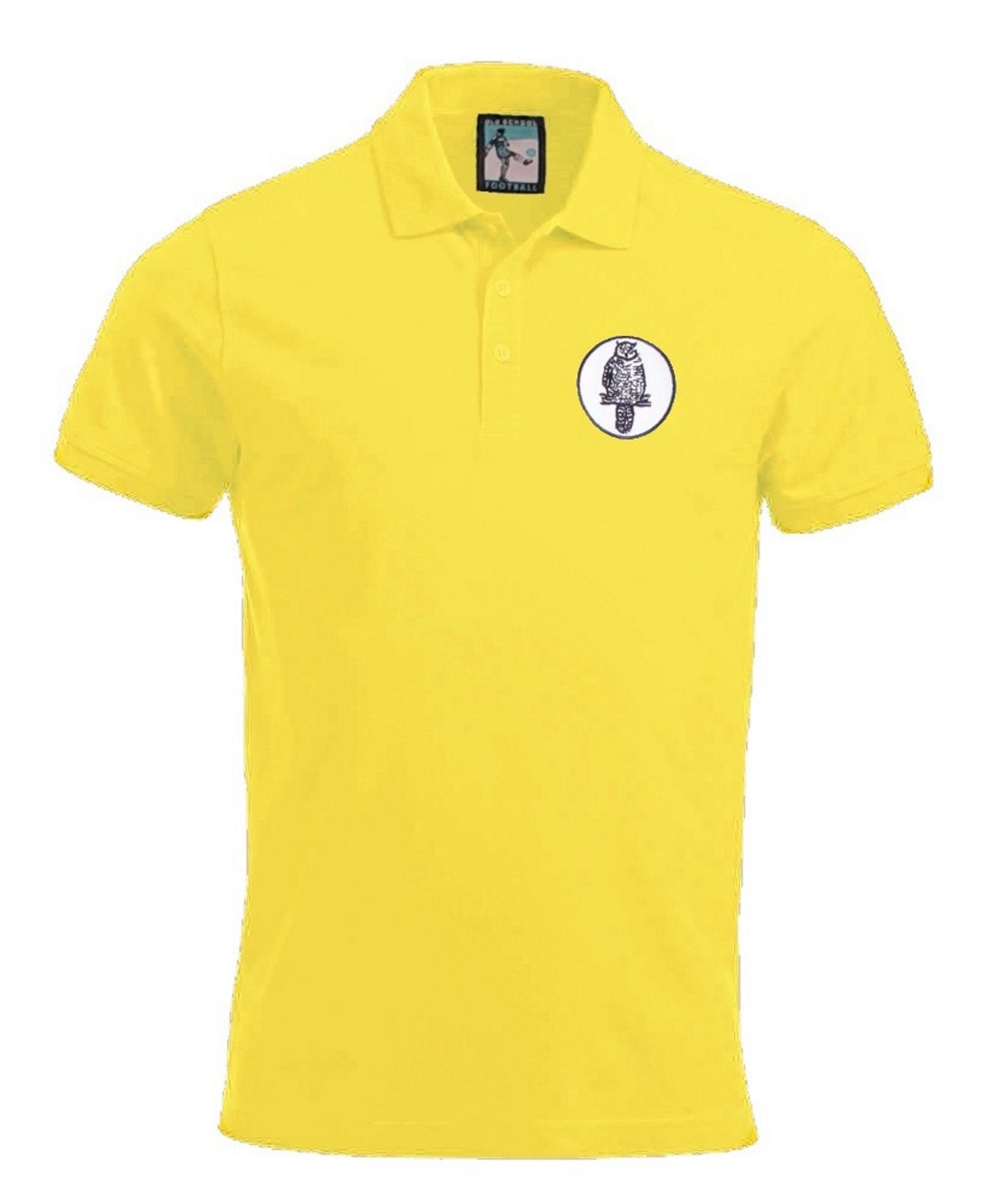 Leeds United Retro Football Polo Shirt 1960s - Polo