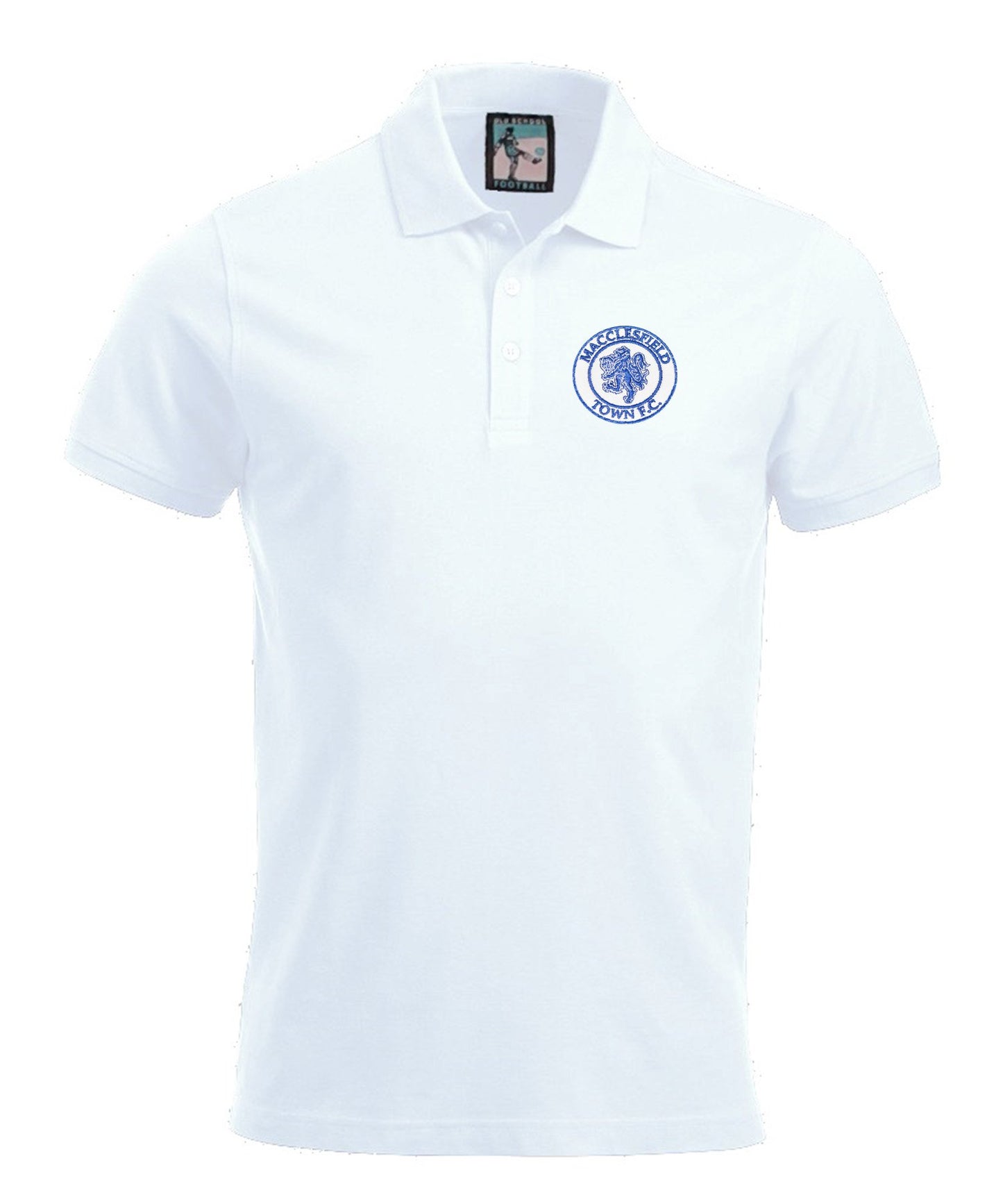 Macclesfield Town Retro 1960s Football Polo Shirt - Polo