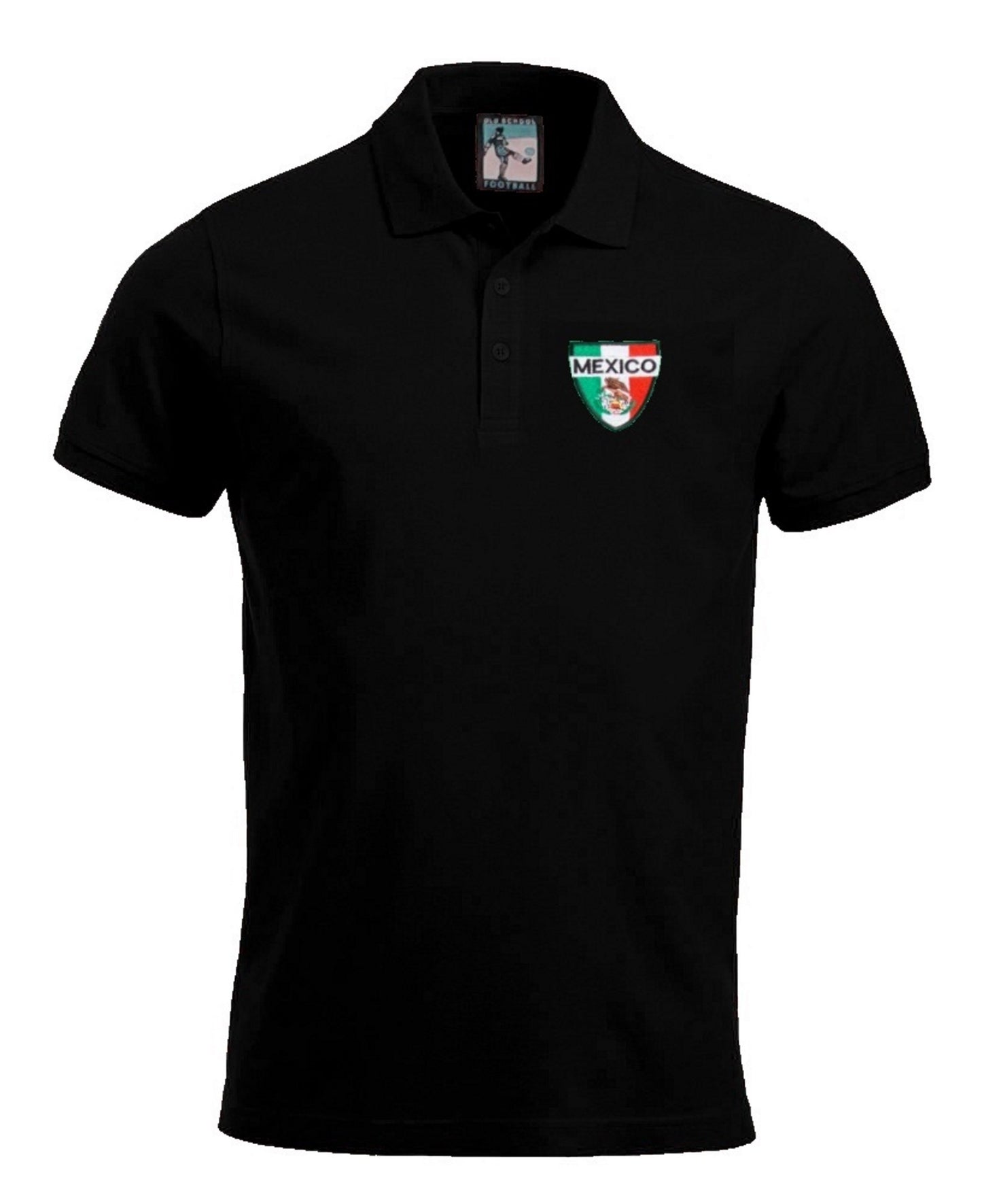 Mexico Retro 1960s - 1970s Football Polo Shirt - Polo