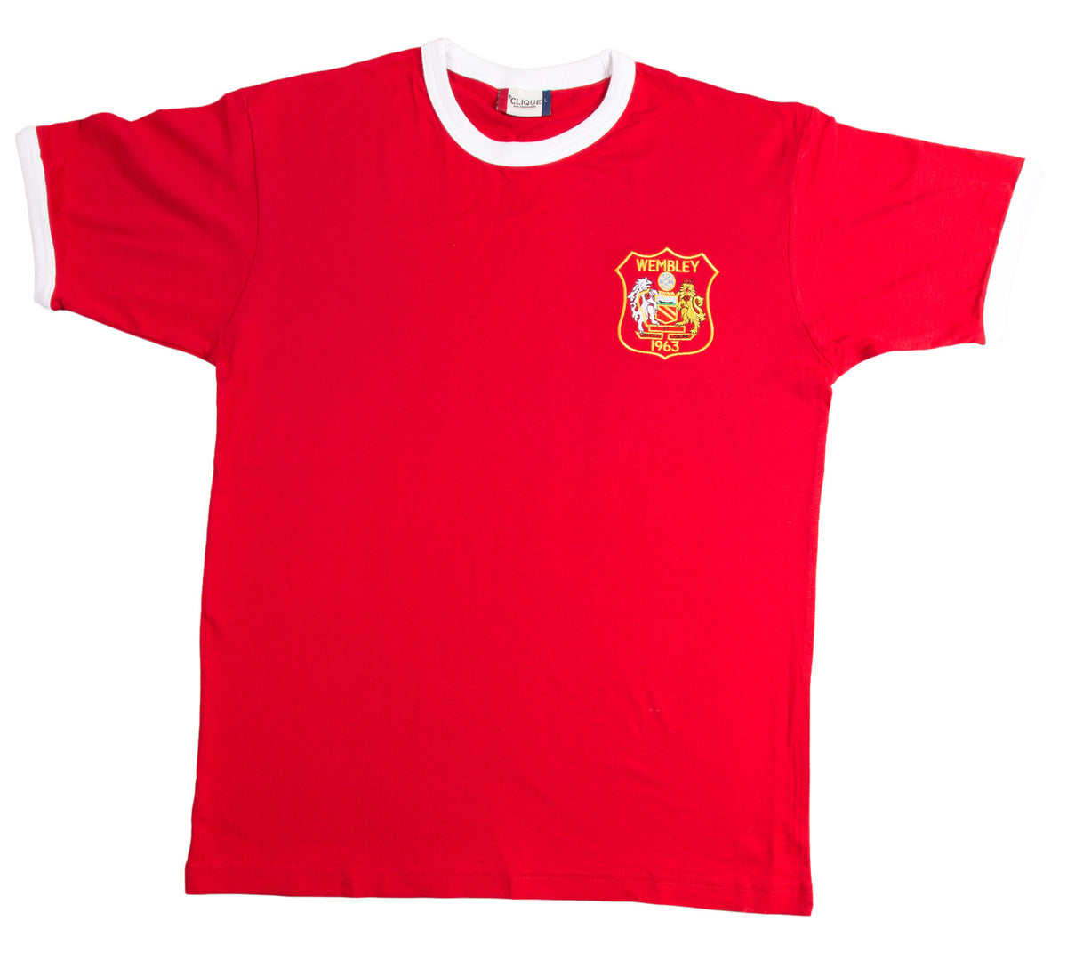 Manchester United Retro Football T Shirt 1963 FA Cup Final Old