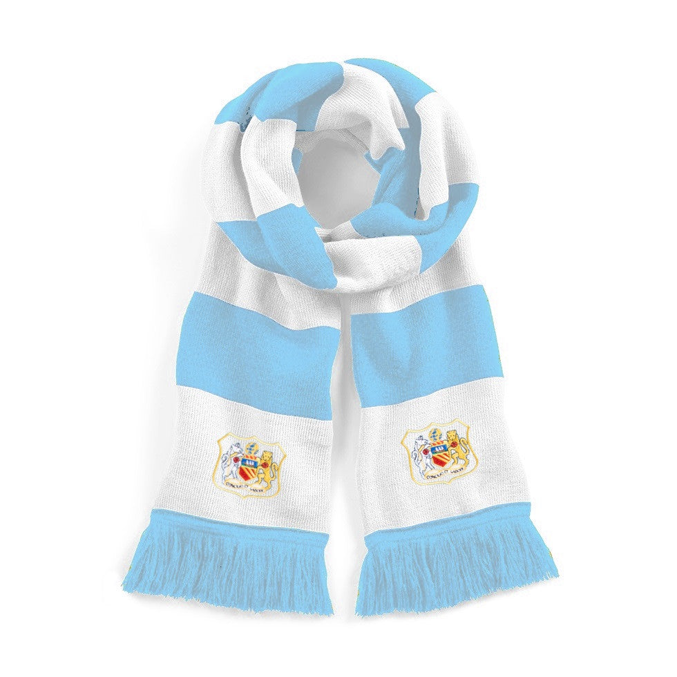 Manchester City Retro Football Scarf - Old School Football