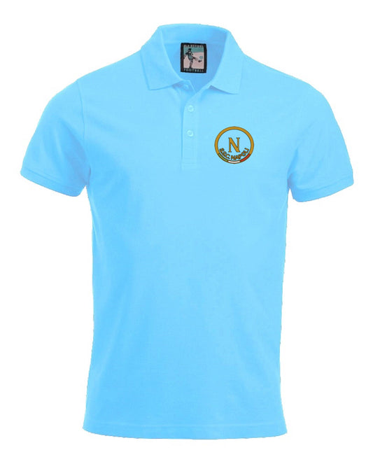 S.S.C Napoli Retro Football Polo Shirt 1964-1980s-Polo