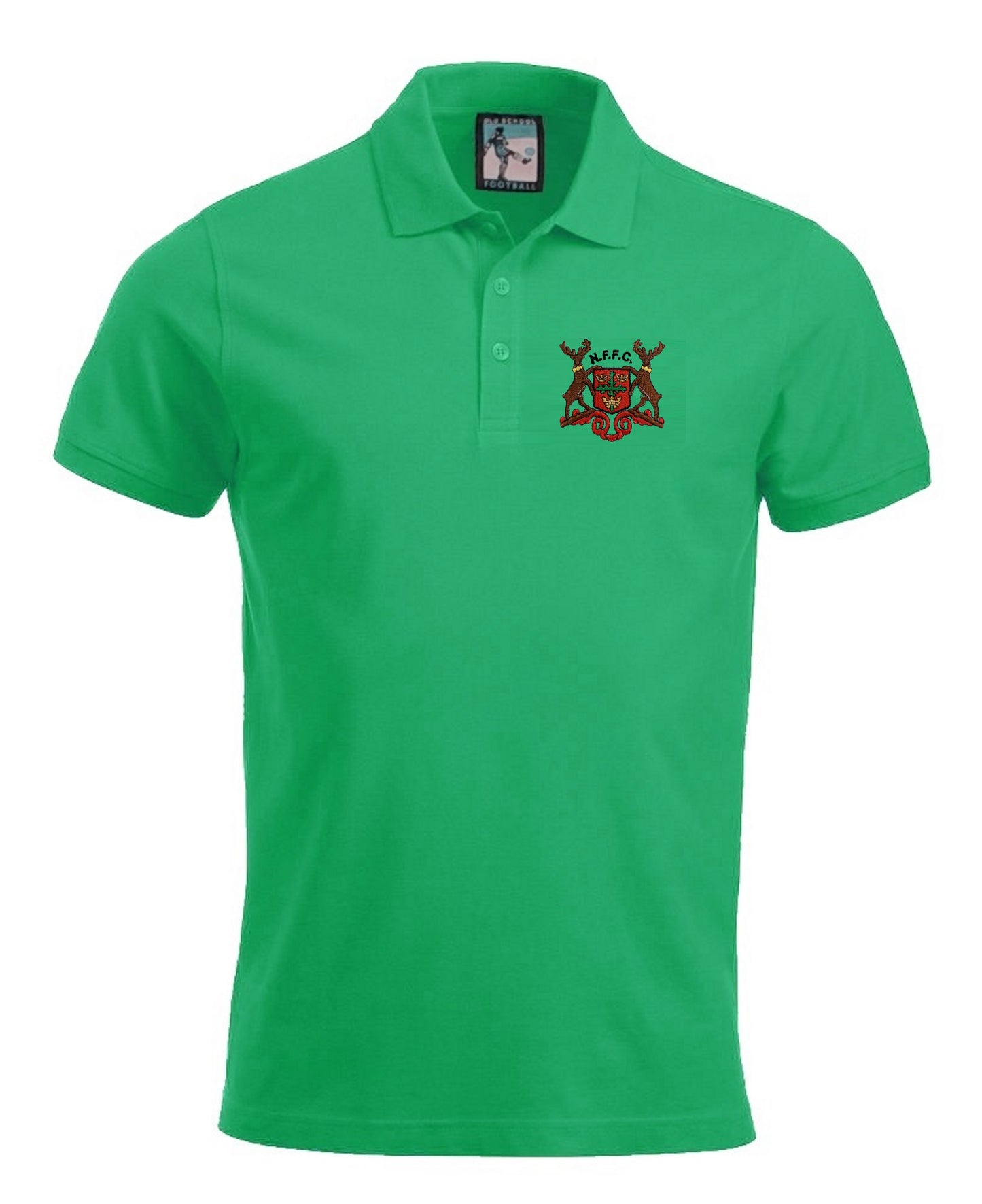 Nottingham Forest 1960s-1970s Retro Football Polo Shirt-Polo