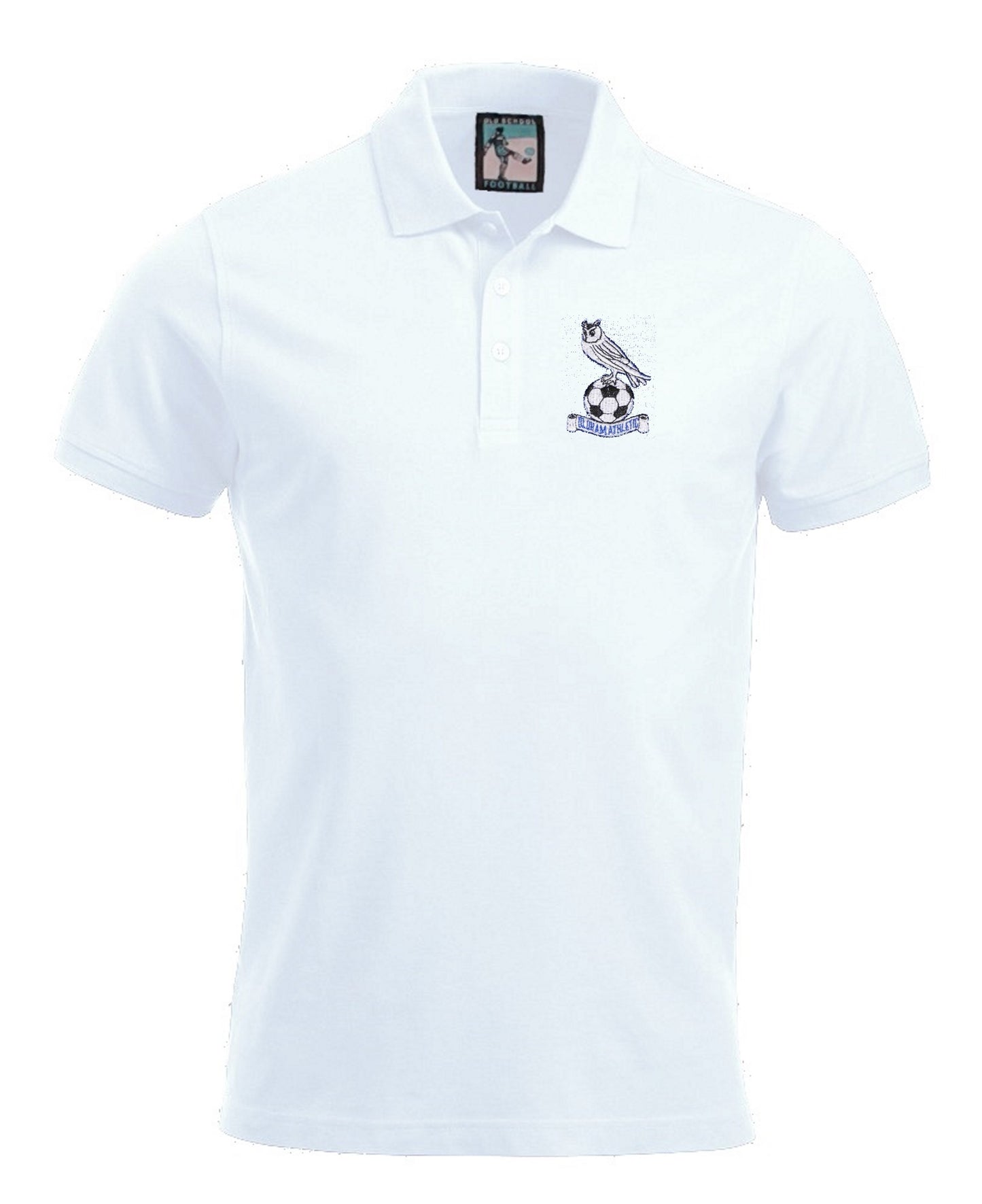 Oldham Athletic Retro Football Polo Shirt 1970s - 1980s - Polo