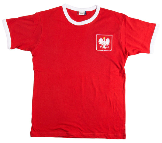 Poland Retro Football T Shirt 1960s - Old School Football
