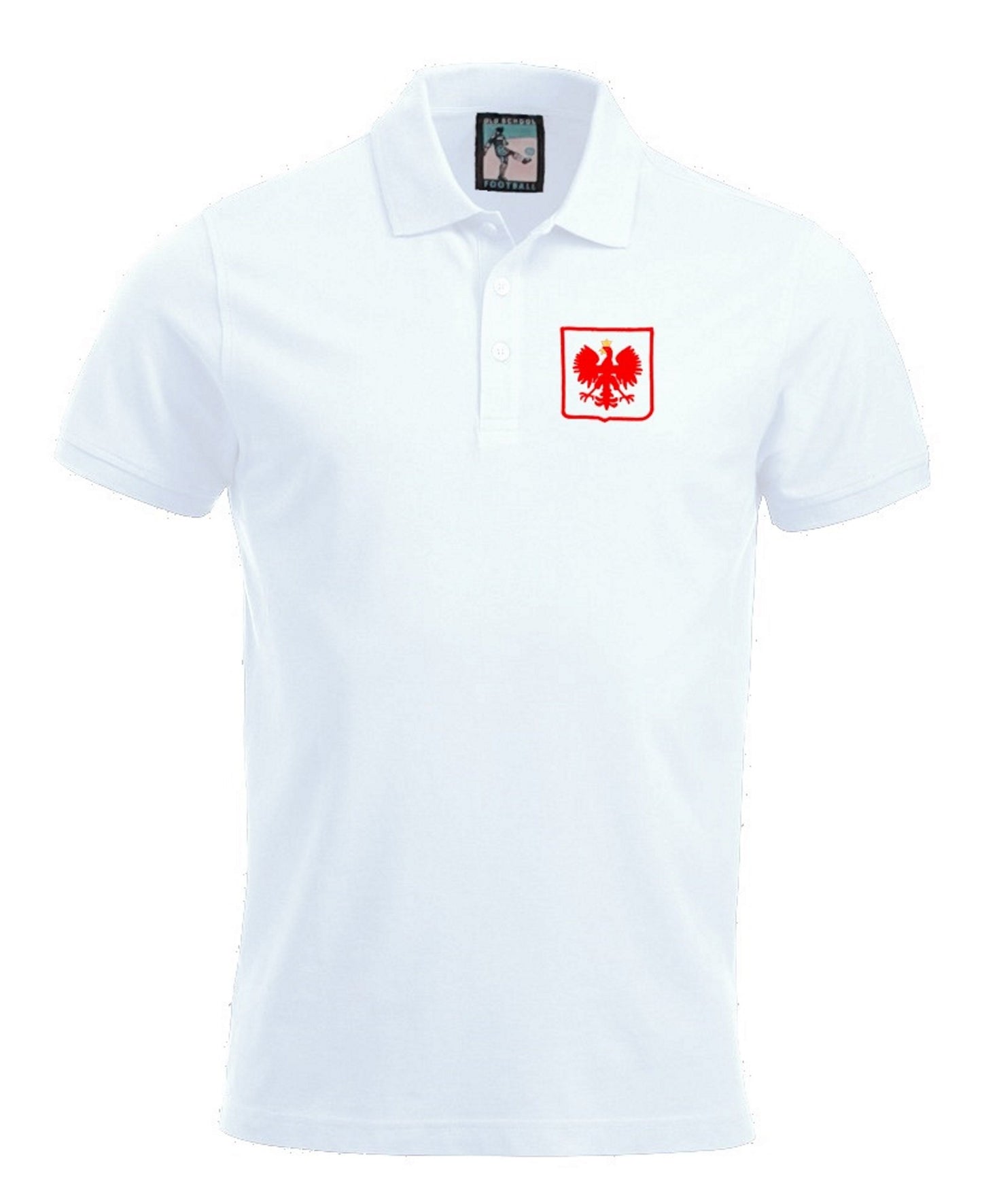 Poland Retro 1960s Football Polo Shirt - Polo