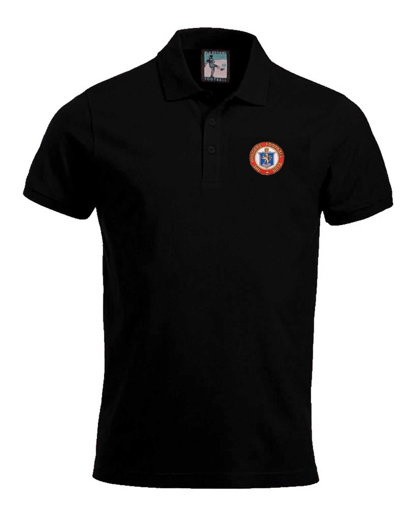 Glasgow Rangers Retro Football Polo Shirt - Polo