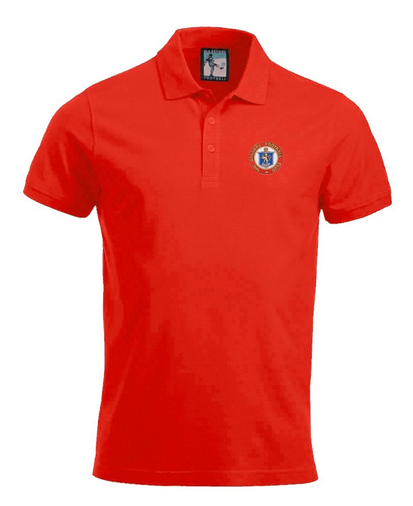 Glasgow Rangers Retro Football Polo Shirt - Polo