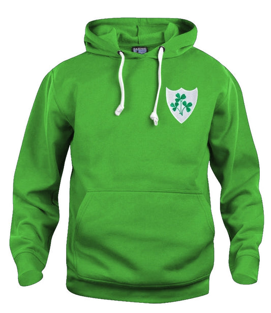 Republic of Ireland Eire Football Hoodie 1970s - Old School Football