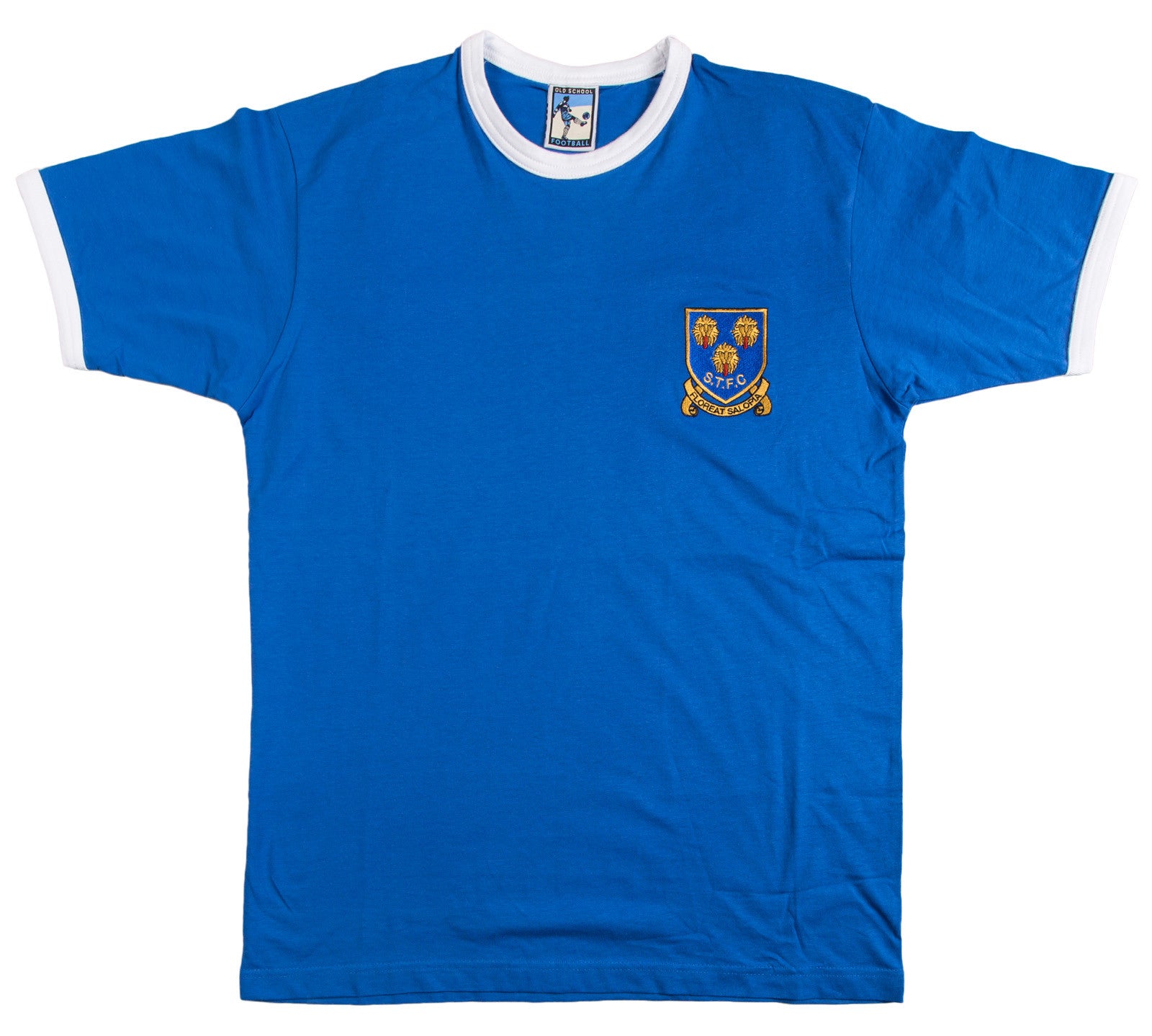 Shrewsbury Town Retro Football T Shirt 1993 - 2007 - Old School Football