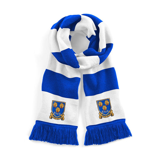 Shrewsbury Town Retro Football Scarf 1993 - 2007 - Old School Football