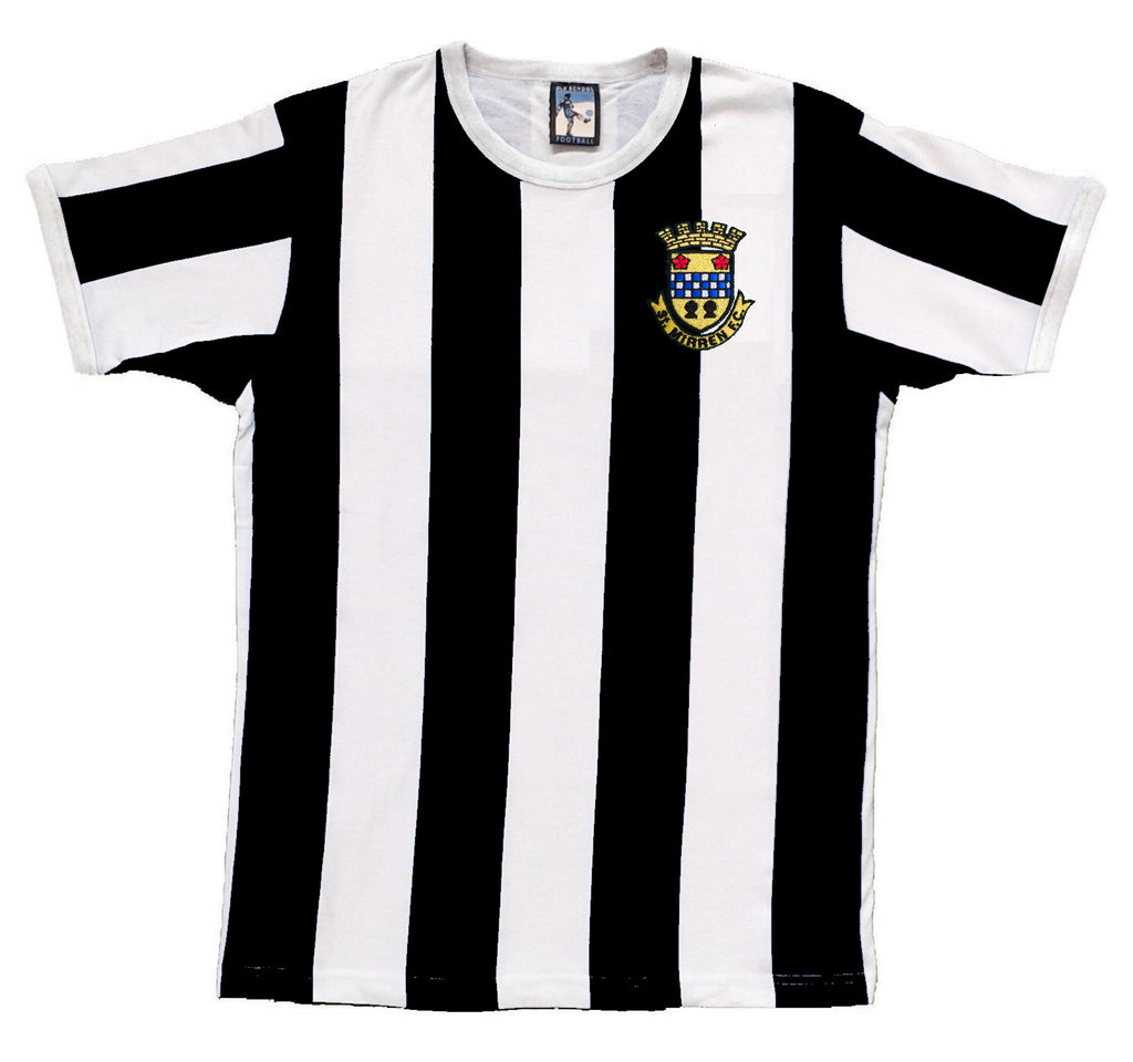 St Mirren Retro Football T Shirt 1944 1948