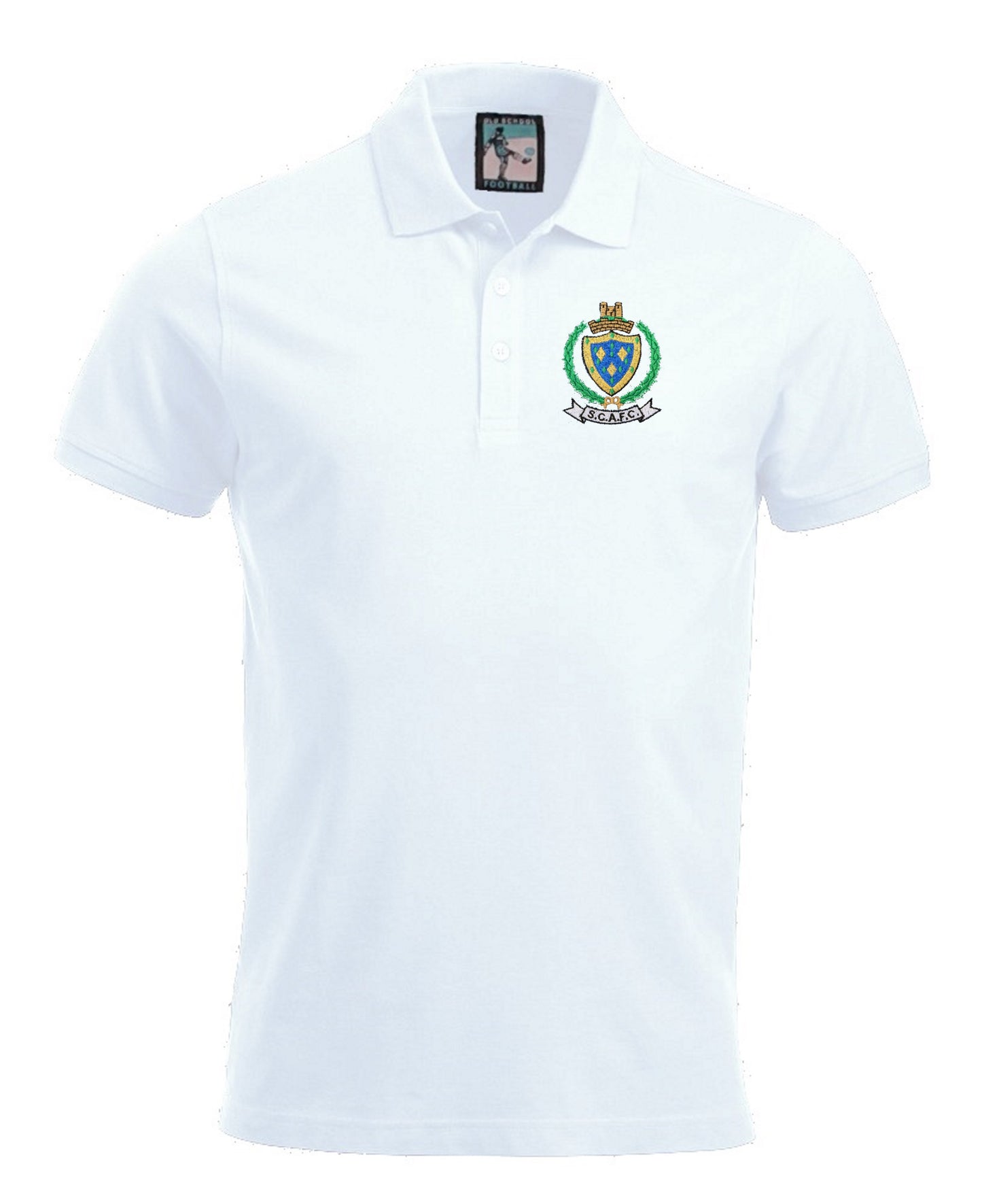 Stockport County Retro Football Polo 1966-1967