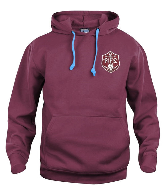 Thames Ironworks (West Ham) Retro Football Hoodie 1895 - Old School Football