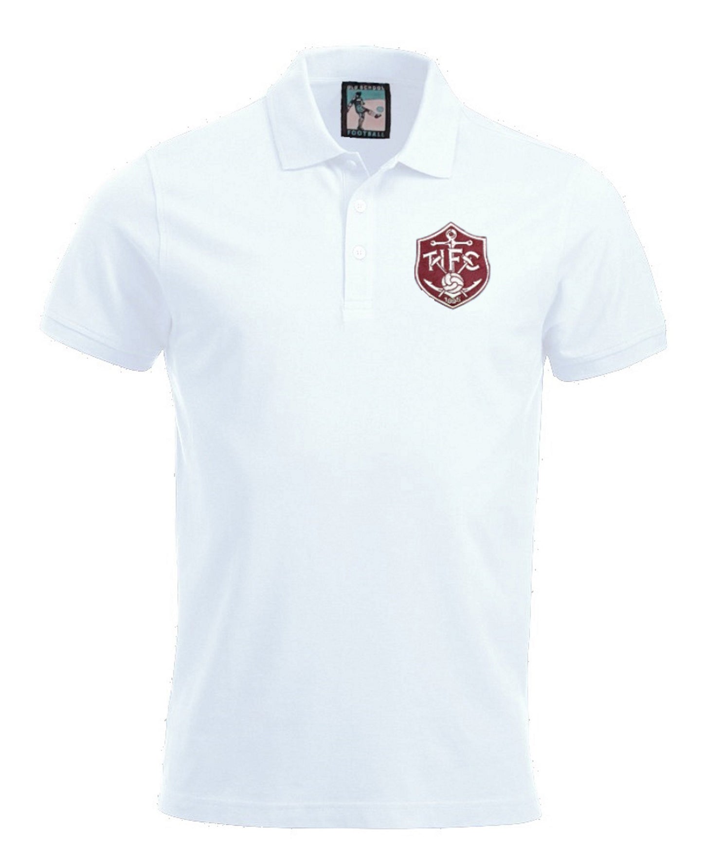 West Ham Thames Ironworks Retro 1895 Football Polo Shirt - Polo