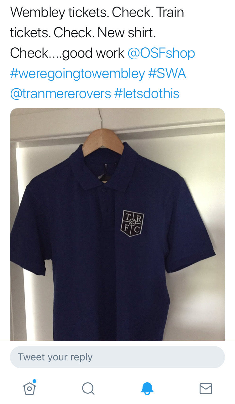 Tranmere Rovers Retro Football Polo Shirt - Polo
