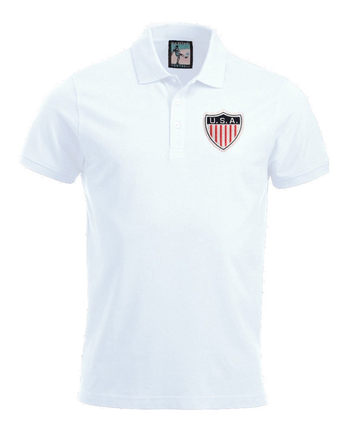 USA Retro Football Polo Shirt - Polo