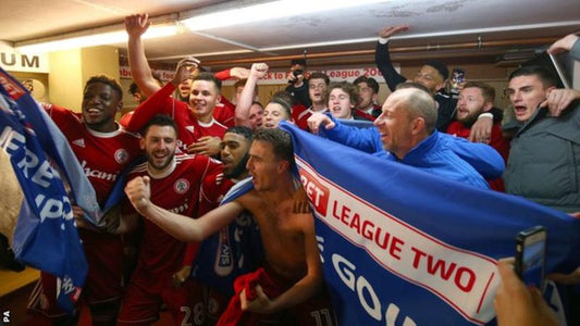 Accrington Stanley celebrate historic win!
