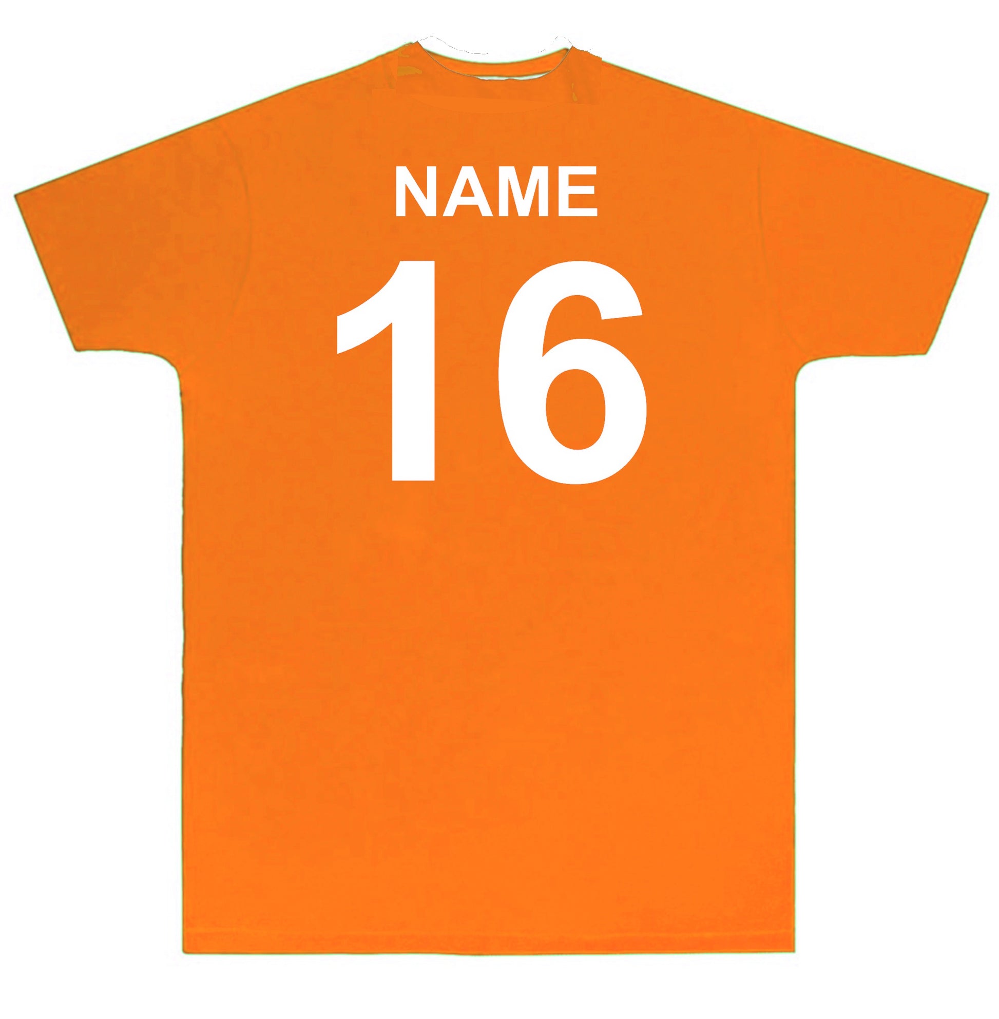 Customised printing - Name and Number - Old School Football