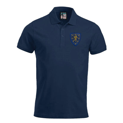 Scotland Retro Football Polo Shirt Gold Edition