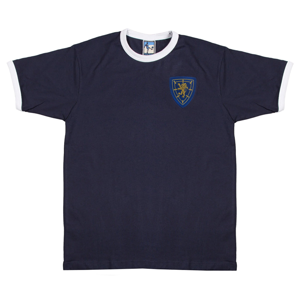 Scotland Retro Football T Shirt Gold Edition