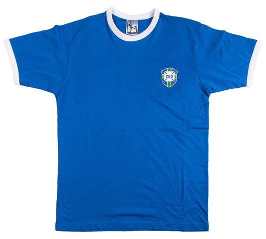 Brazil Away Retro Football T Shirt - Old School Football