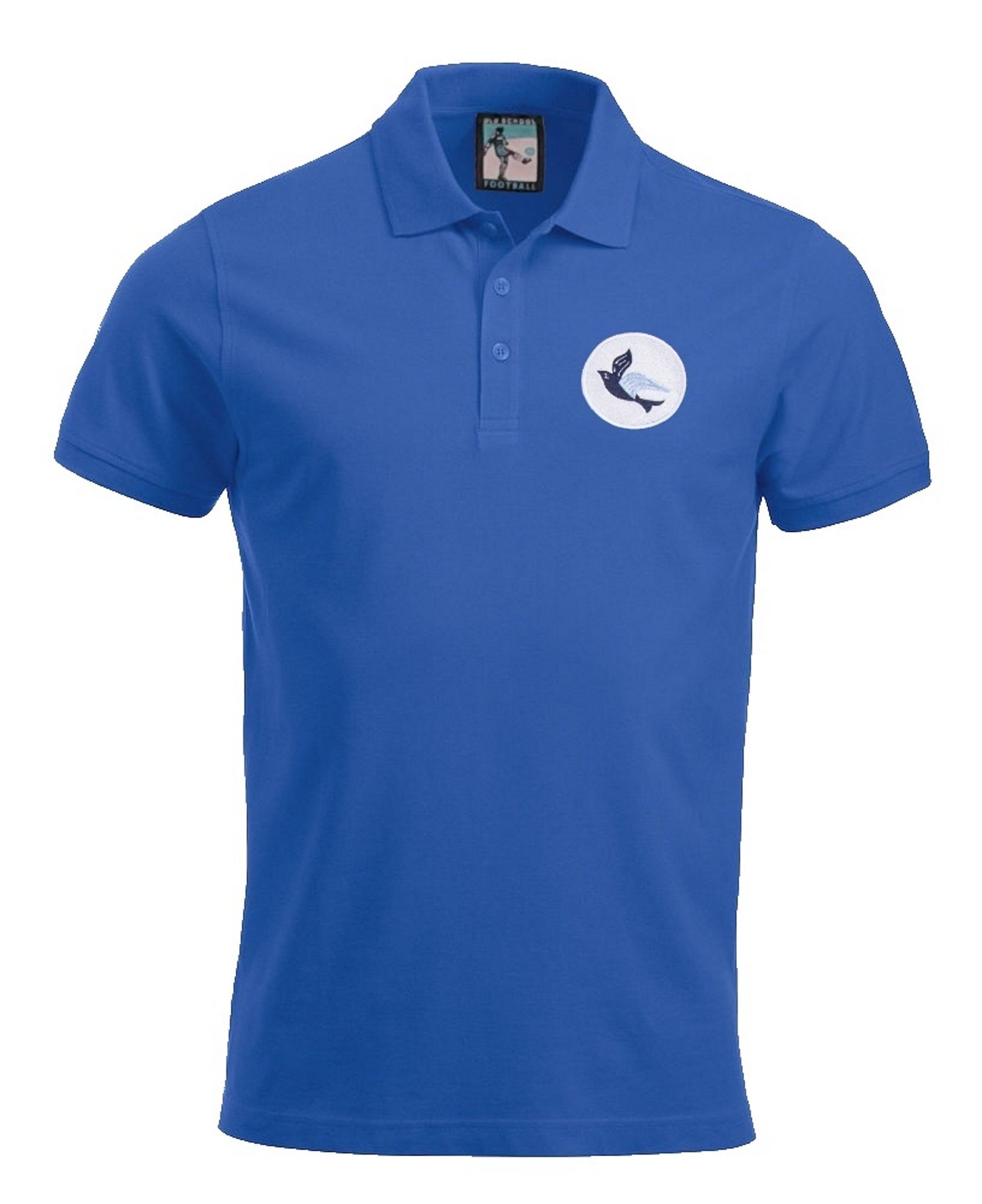 Cardiff City Retro Football Polo Shirt 1960s - Polo