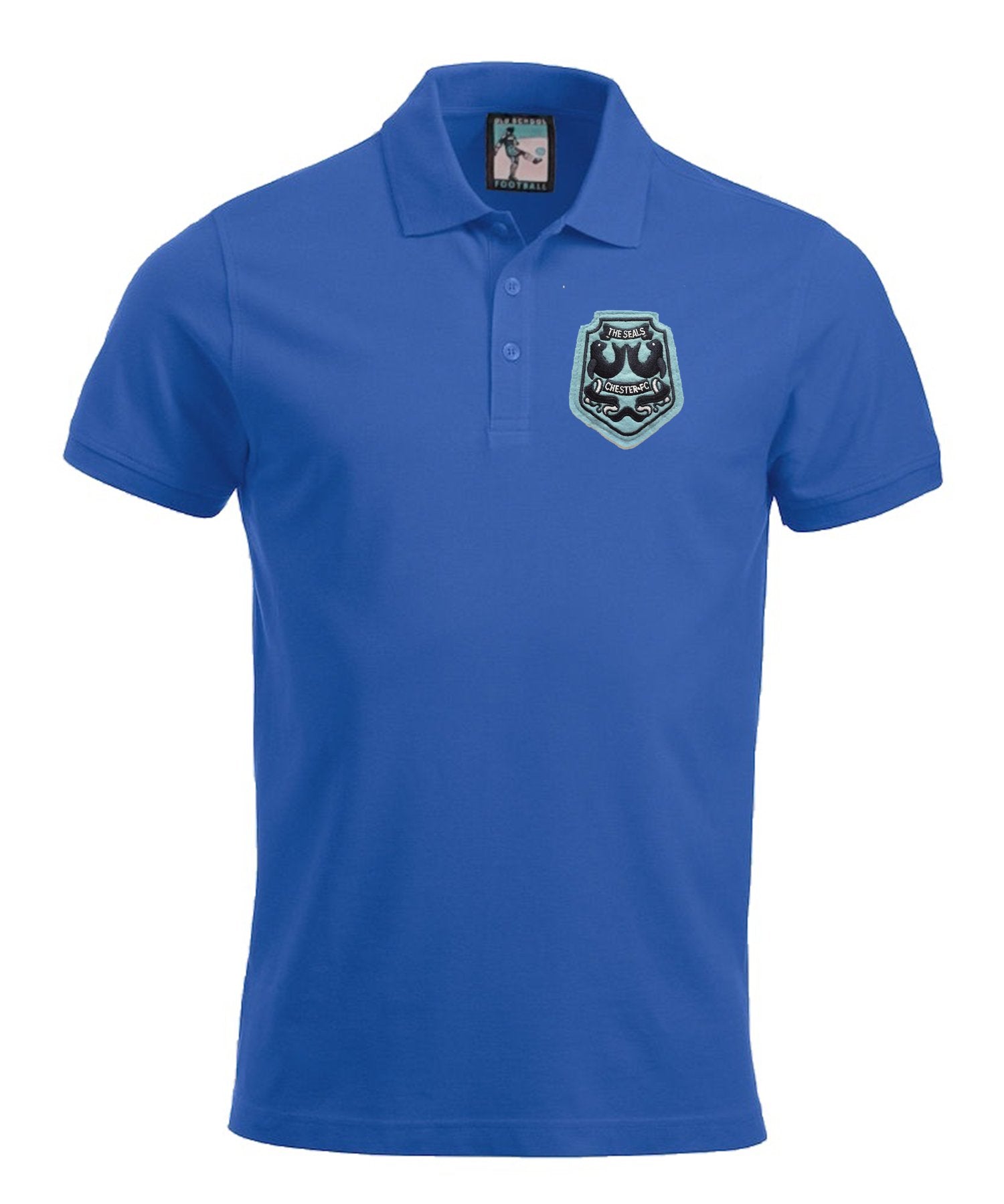 Chester City Retro Football Polo Shirt 1970s - Polo